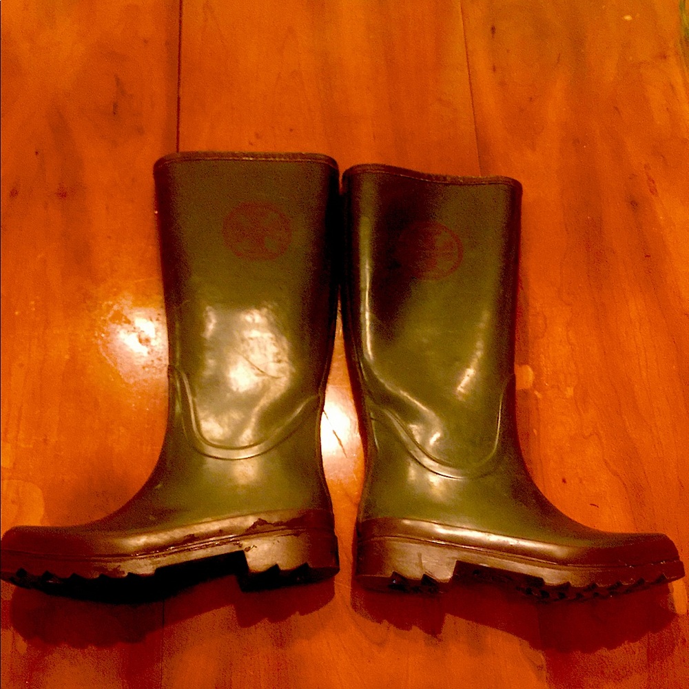 Tory Burch Logo Rain boots